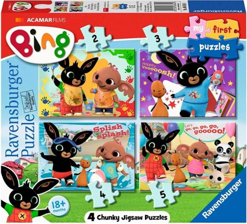 My First Puzzles - Bing 4in1