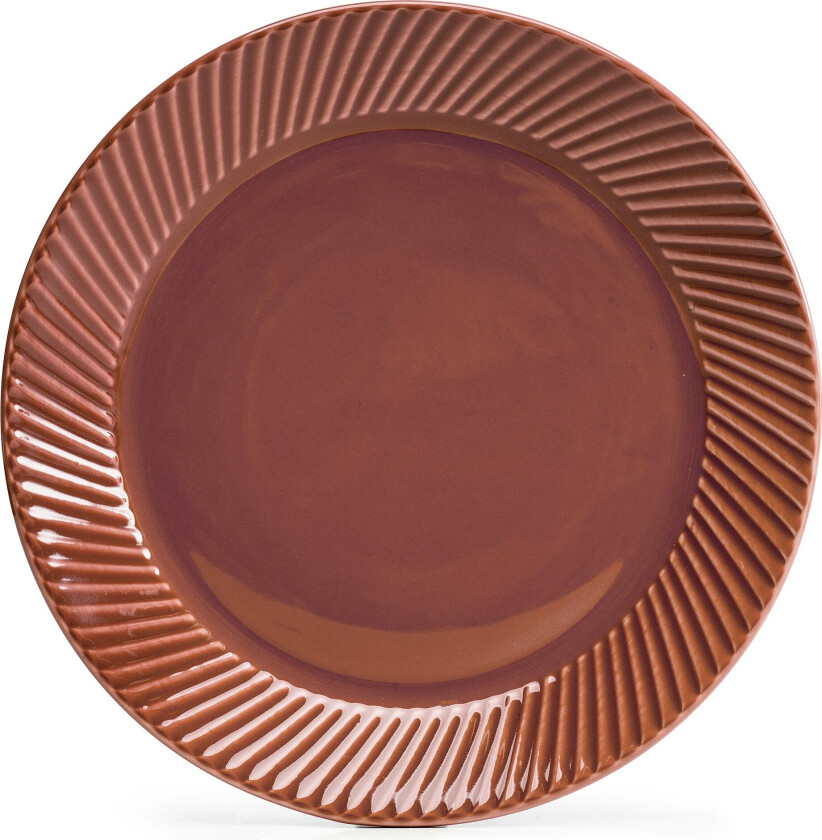 Coffee & More tallerken Terrakotta