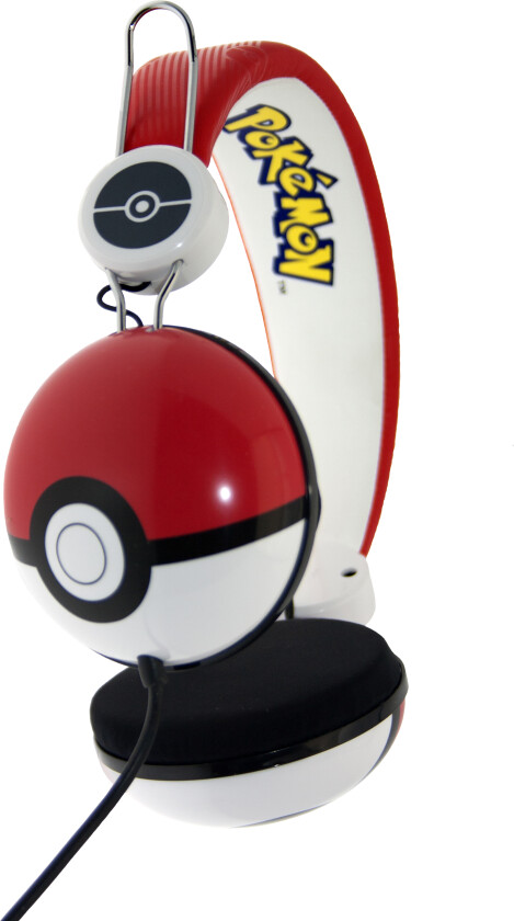 Pokemon On-Ear Headset for barn Maks. 95dB - fra 8 år - Pokemon - Pokeball
