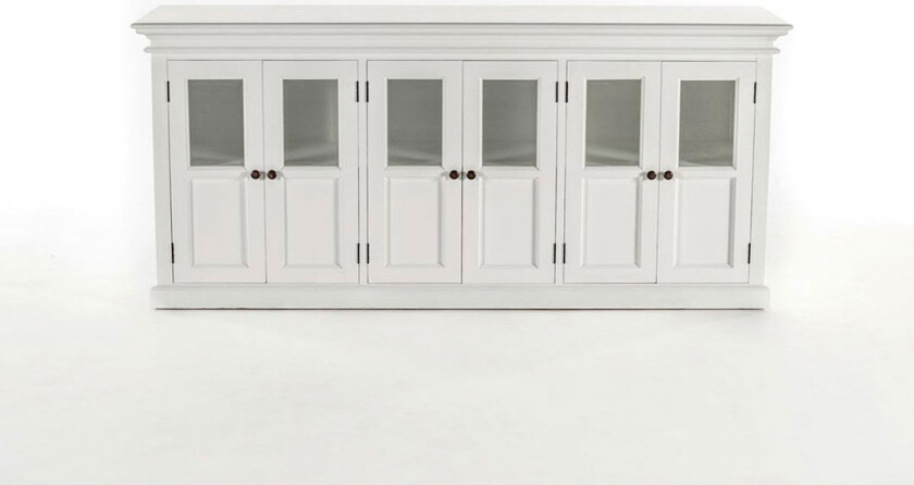 Halifax skjenk 6 dører hvit.