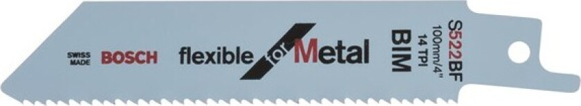 Bajonettsagblad S 522 BF Flexible for Metal