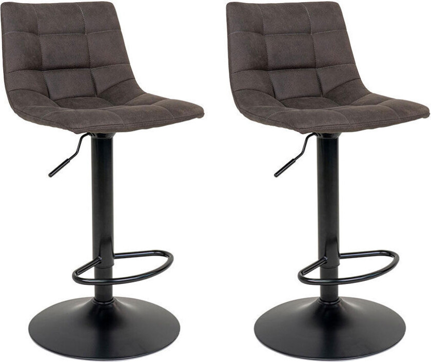 Middelfart barstol mørkegrå.