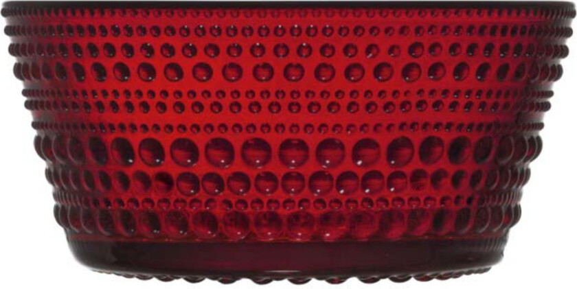 iittala Kastehelmi skål tranebær (rød)