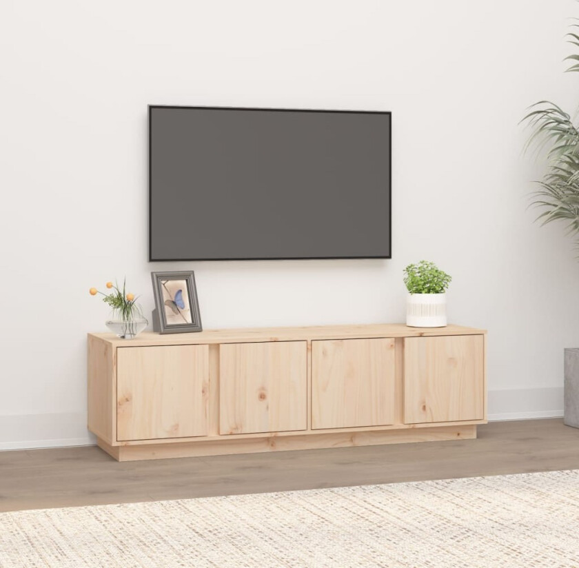 TV-benk 140x40x40 cm heltre furu