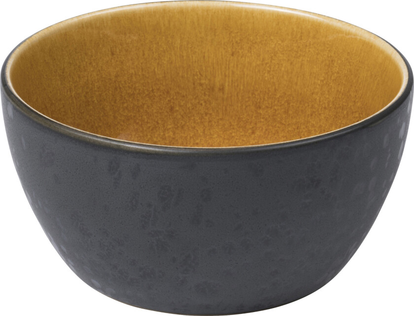 skål Ø 12 cm svart Svart-amber