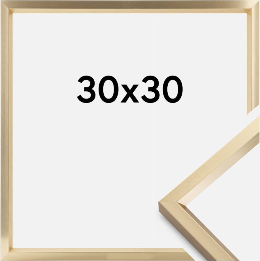 Ramme Steel Style Gull 30x30 Cm