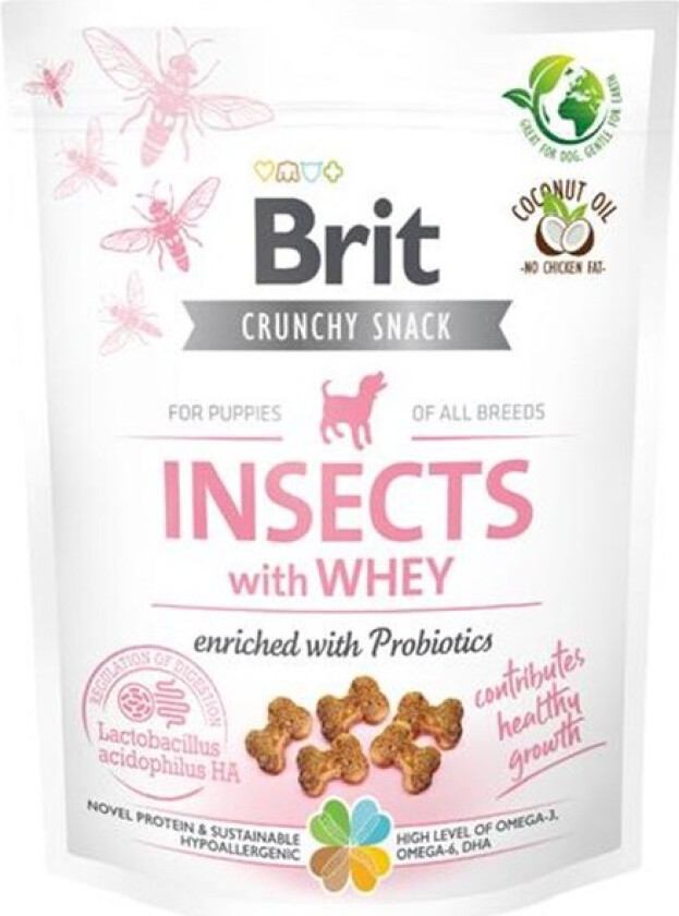 Brit Care Puppy Crunchy Snack Insects Whey 200 g (200 g)