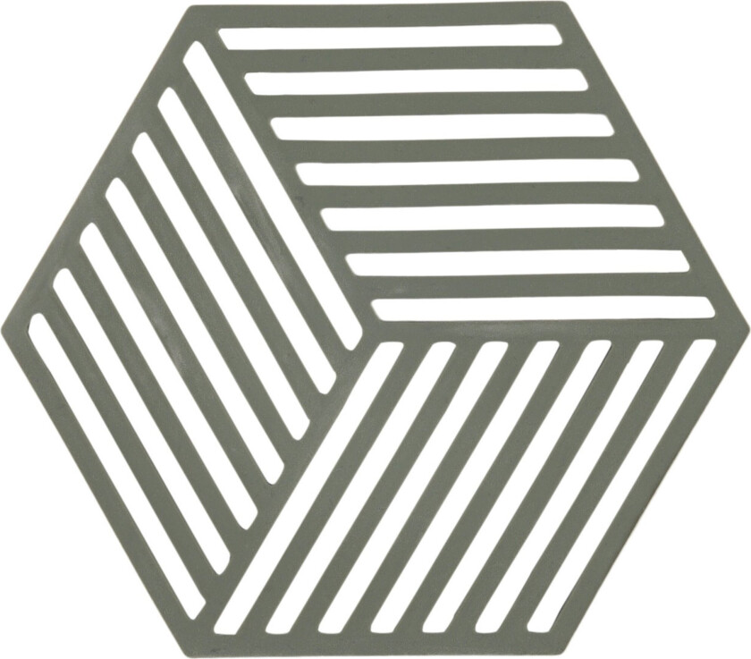 Hexagon gryteunderlag Olive Taupe