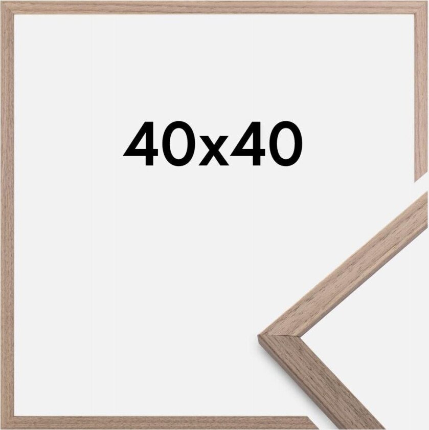 Ramme Edsbyn Valnøtt 40x40 Cm