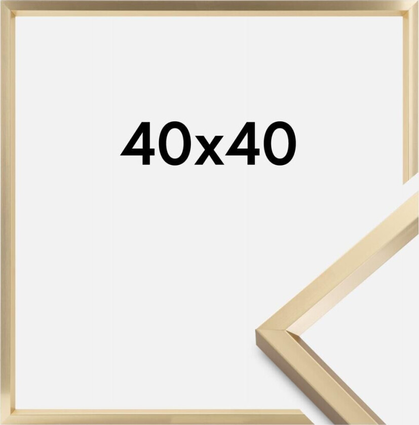 Ramme Steel Style Gull 40x40 Cm