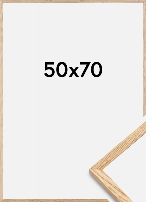 Ramme Tynn Eik Akrylglass 50x70 Cm