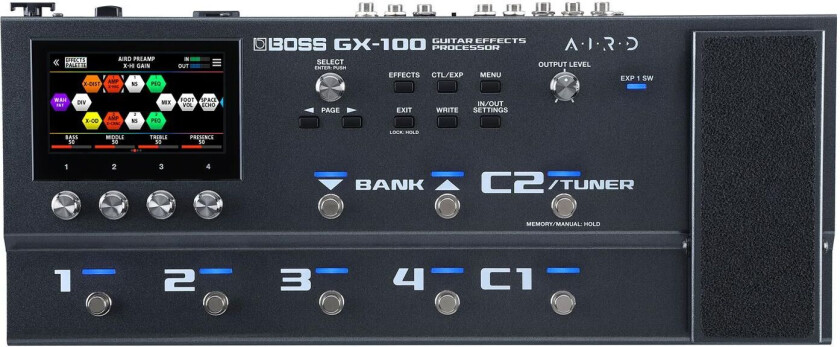 Boss Gx-100 Multieffekt Prosessor Til Gitar