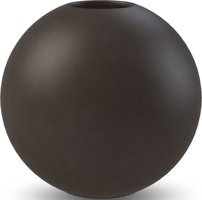 Ball vase black 20 cm