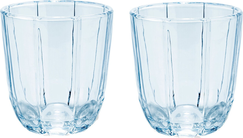 Lily vannglass 32 cl 2-pakning Blue iris