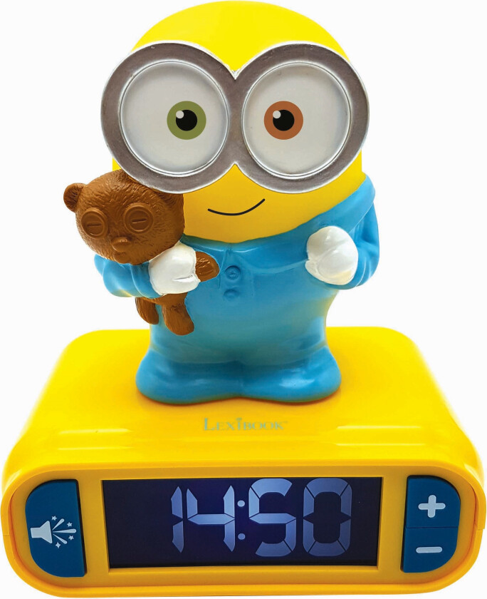- Minions 3D Alarm Clock with Night Light (RL800DES)