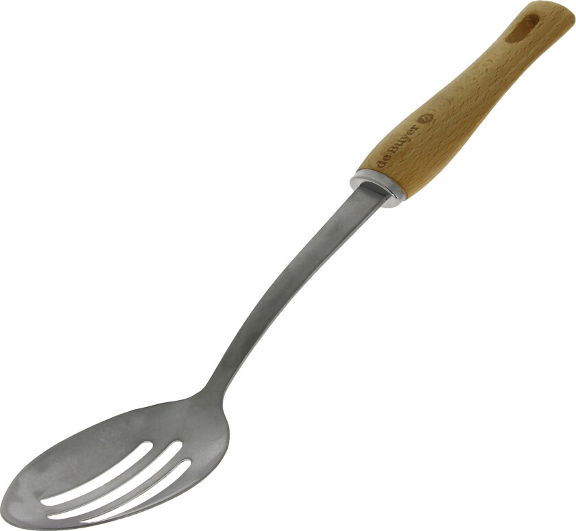 Bilde av De Buyer B Bois hullsleiv med trehåndtak Rustfritt stål