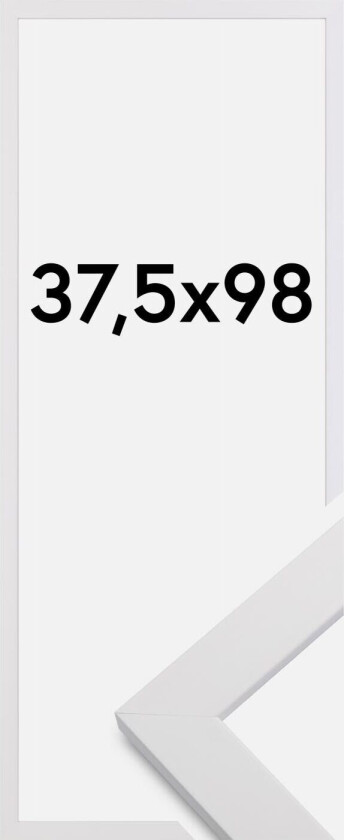 Ramme White Wood Akrylglass 37,5x98 Cm