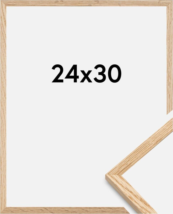 Ramme Tynn Eik Akrylglass 24x30 Cm