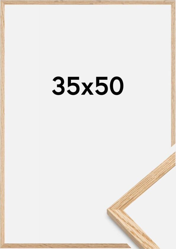 Ramme Tynn Eik Akrylglass 35x50 Cm
