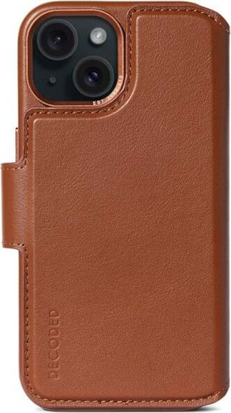 Leather Detachable Wallet Iphone 13/14/15 Tan Iphone 13, Iphone 14, Iphone 15 Gyllenbrun