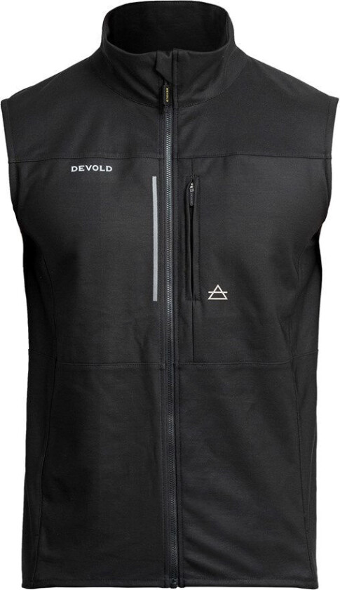 Running Merino Vest Herre Caviar M