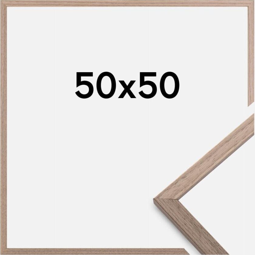 Ramme Edsbyn Valnøtt 50x50 Cm