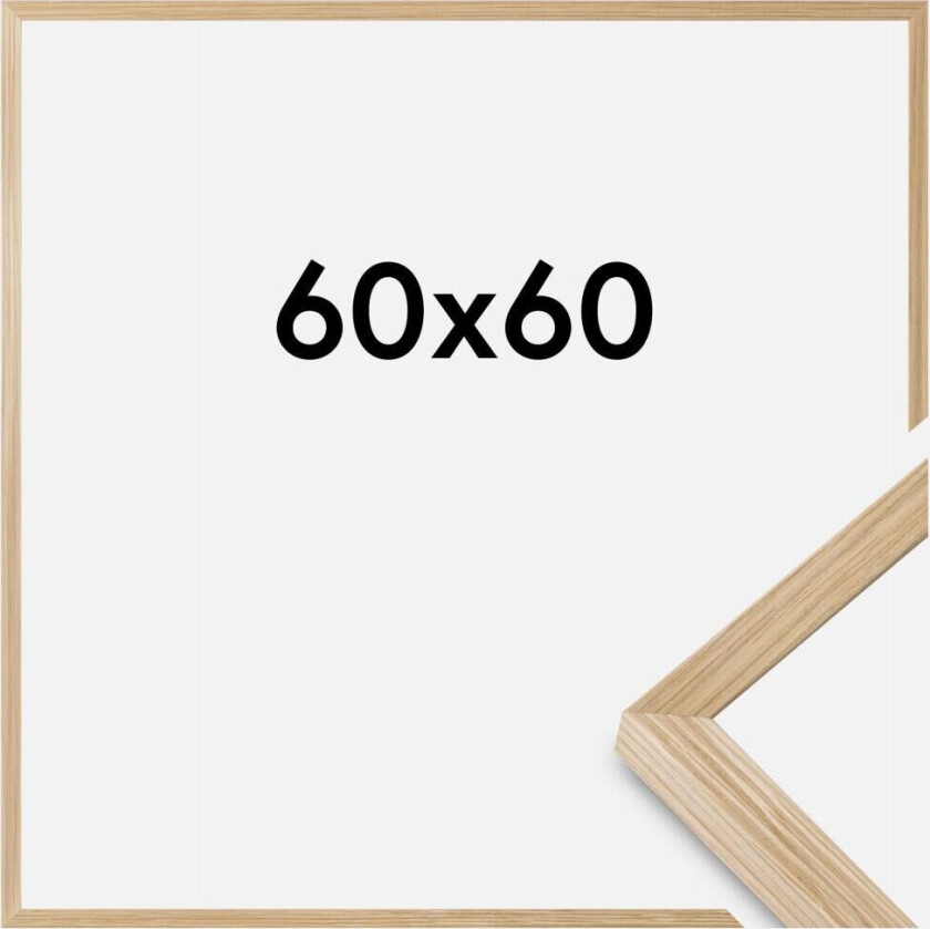 Focus Ramme Soul Oak Veneer Akrylglass 60x60 Cm