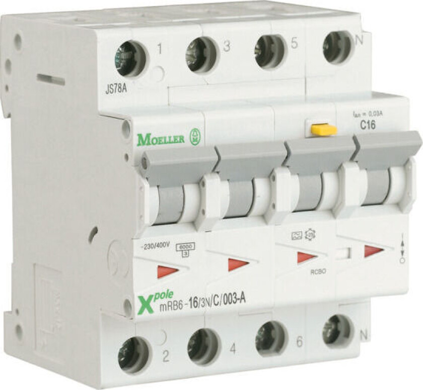 Bilde av JORDFEILAUTOMAT mBR4-25/3N/C/003-A 4pol - 1654845