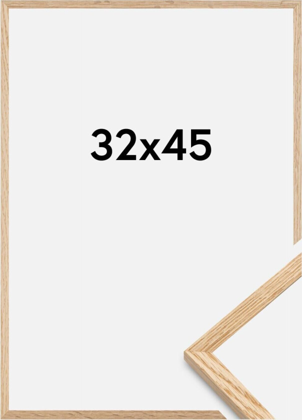 Ramme Tynn Eik Akrylglass 32x45 Cm