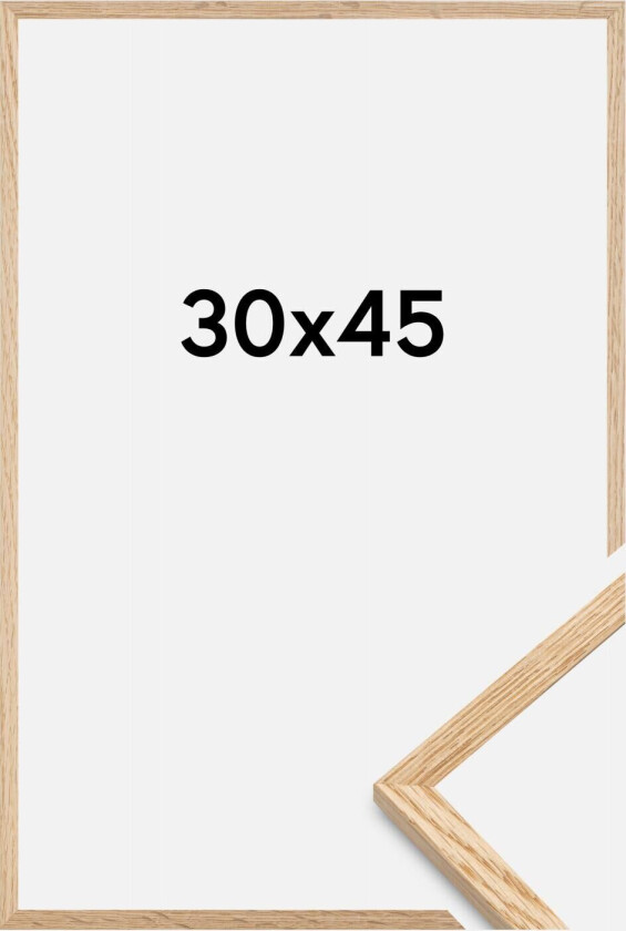 Ramme Tynn Eik Akrylglass 30x45 Cm