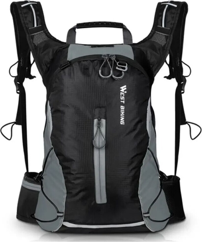 West Biking Ryggsekk (16L) - Svart / Grå