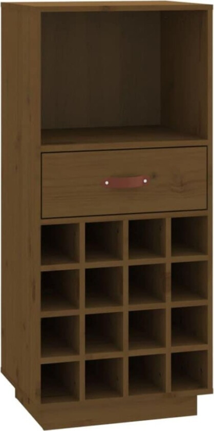 Vinhylle honningbrun 45x34x100 cm heltre furu