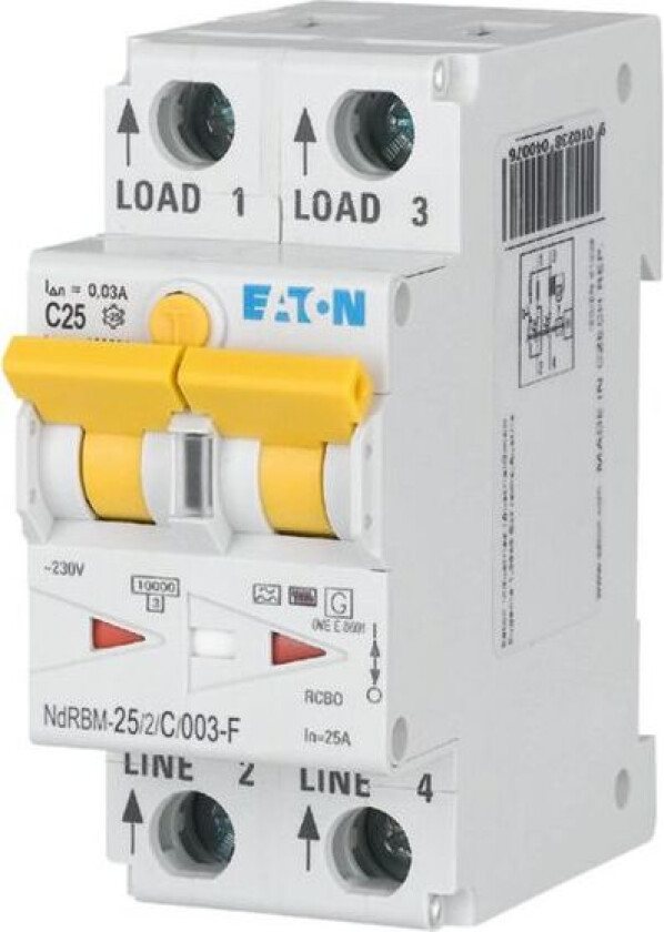 Jordfeilautomat xDigital NdRBM-25/2/C/003-F - 1611928