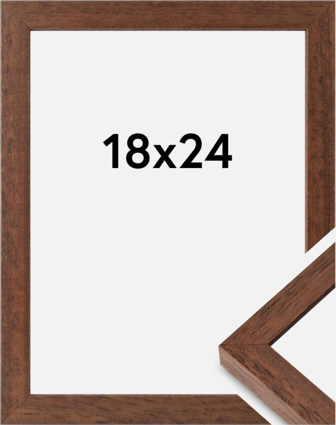 Ramme Hermes Akrylglass Teak 18x24 Cm