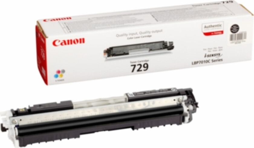 Toner Svart 729bk, 1,2k - Lbp7010c/lbp7018c