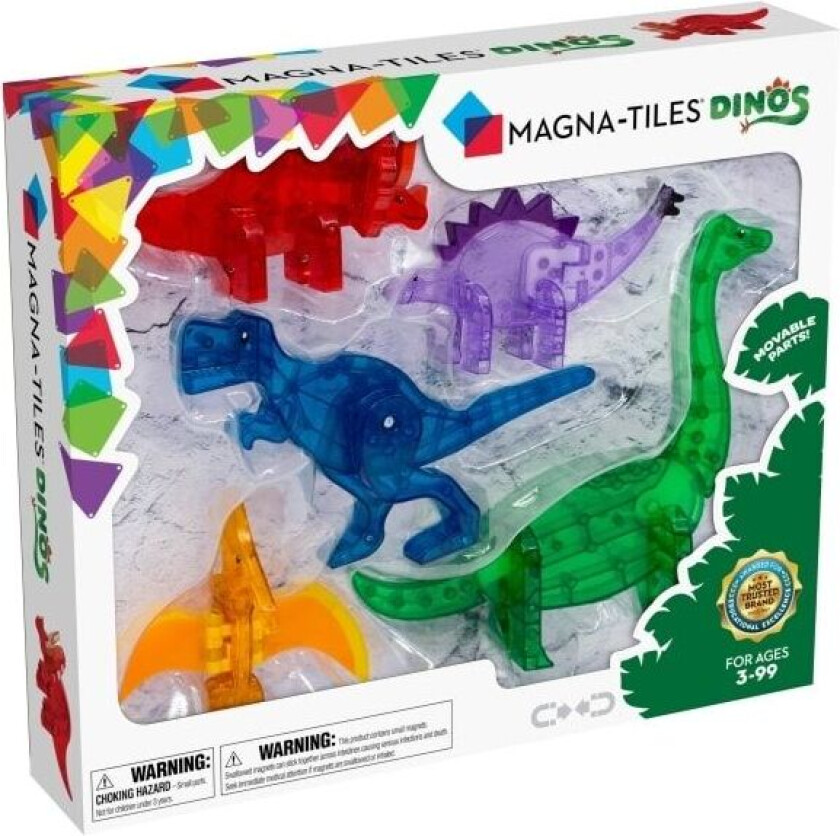 Bilde av Magna-Tiles - Dinos 5 pcs set - (90229)