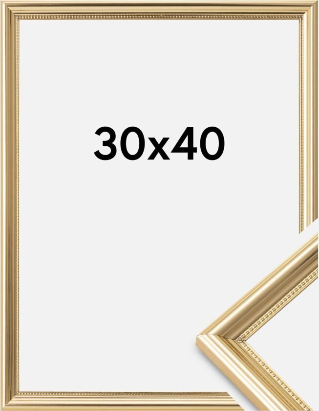 Ramme Gala Akrylglass Gull 30x40 Cm