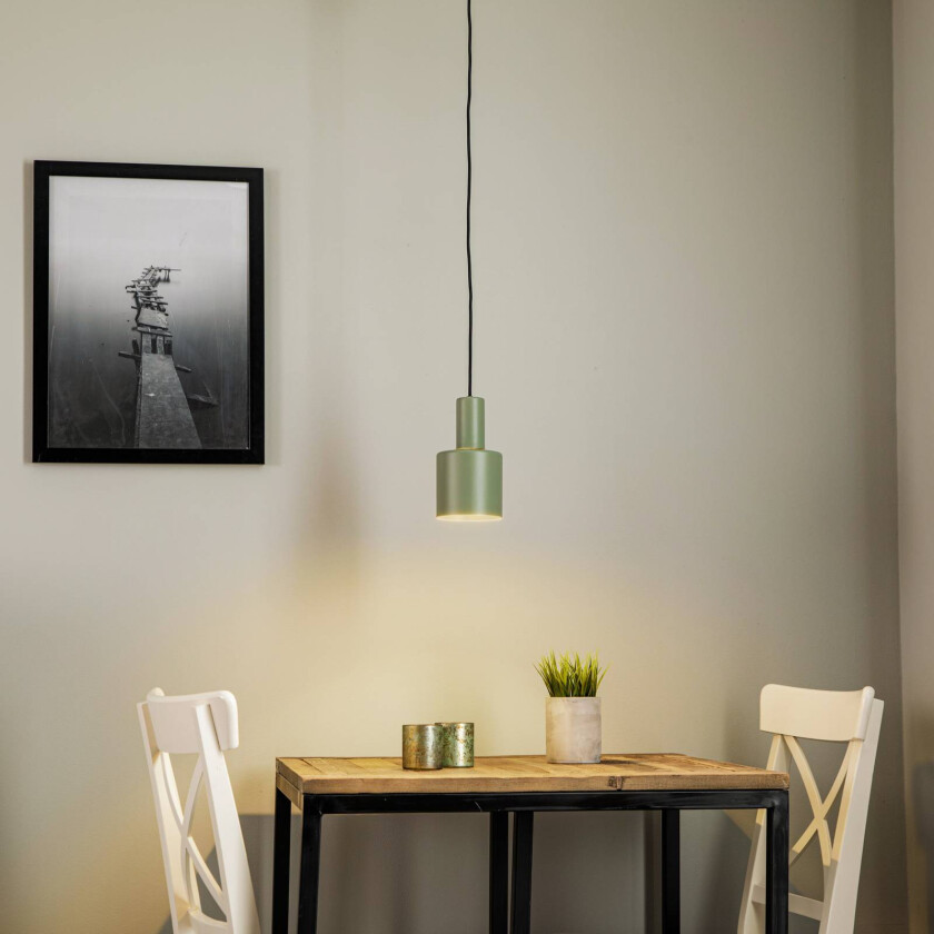 Selma hengelampe, 1 lyskilde, grønn Ø 12cm