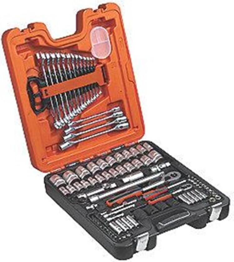 Bilde av S87+7 Pipenøkkel sett 1/4" og 1/2" - 94 deler