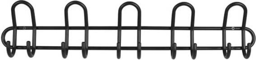 Home>it Knaggrekke C5 5 knagger - svart