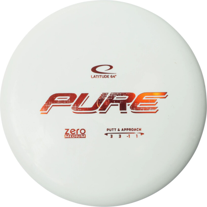 ZERO MEDIUM PUTTER PURE, 173+, White, putter frisbee White