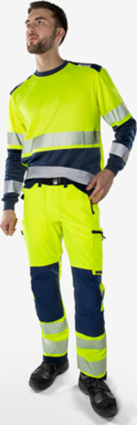 HiVis Grønn stretchbukseklasse