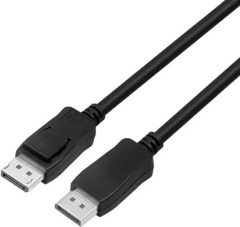 Cable Displayport 1.4 - Displayport 1.5m Black 1.5m Displayport Hann Displayport Hann