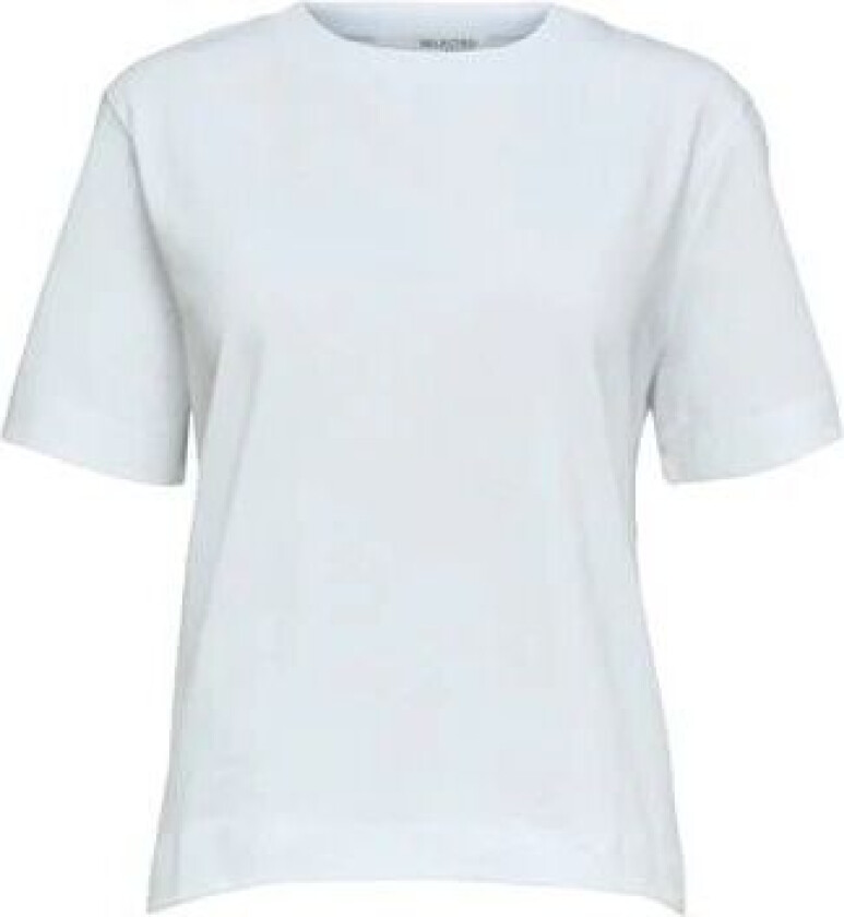 Essential Ss Boxy Tee - Bright White L