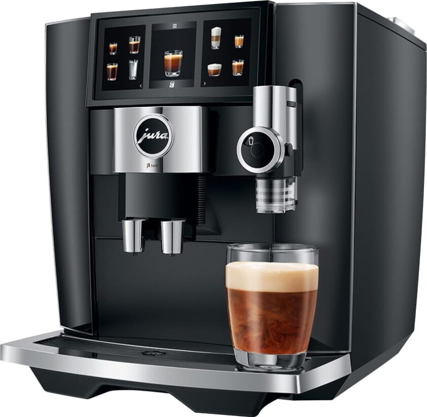 J8 twin automatisk kaffemaskin 15561 (diamantsort)