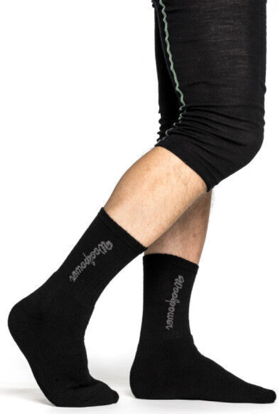 Socks Logo 400 Strømpe svart 45-48