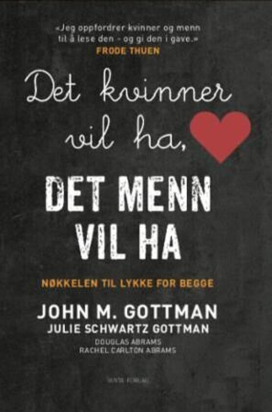 Det kvinner vil ha, det menn vil ha av Douglas Abrams, Rachel Carlton Abrams, John M. Gottman, Julie Schwartz Gottman