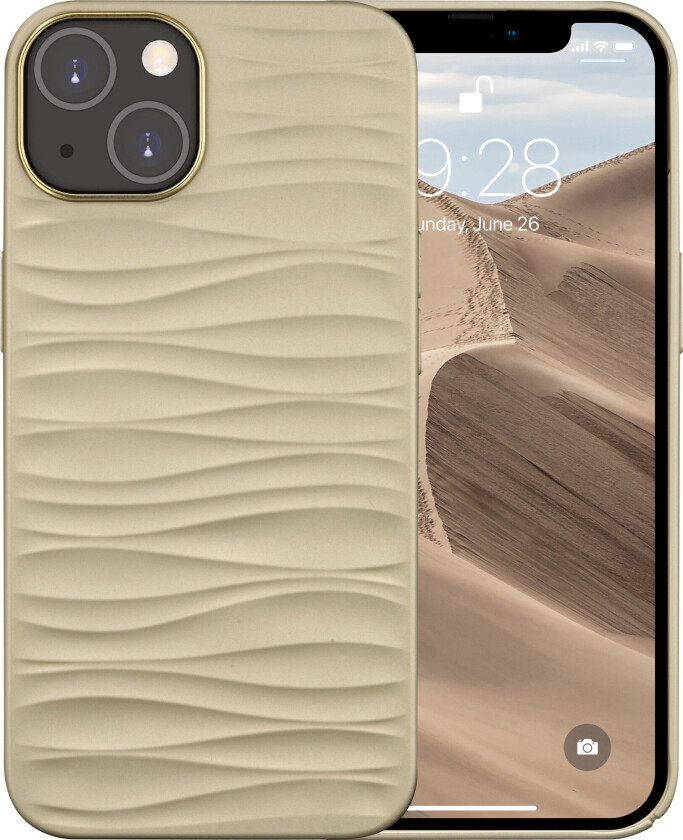 dbramante1928 iPhone 14 Dune Deksel - 100% Resikulert Plast - Sand