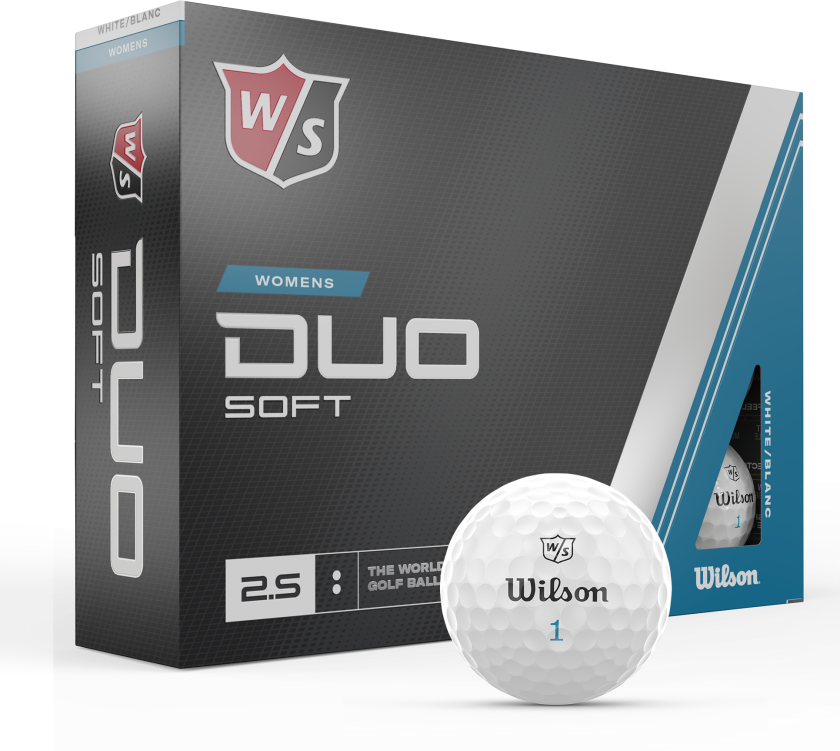 Duo Soft Golfball Dame Hvit