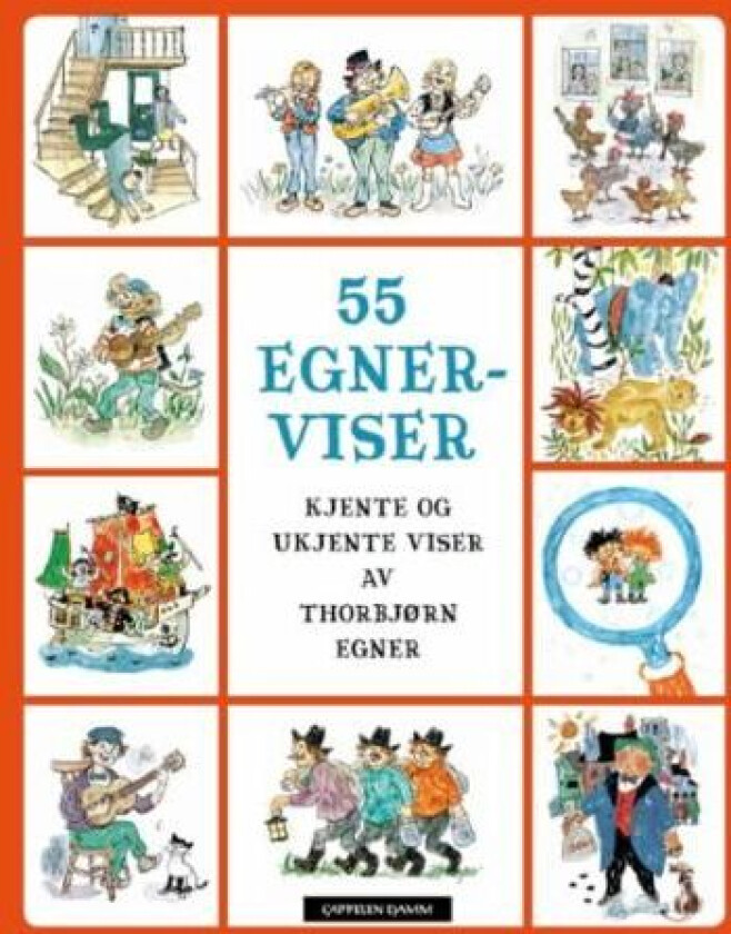 55 Egner-viser av Thorbjørn Egner